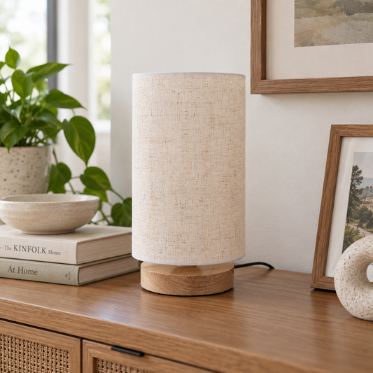 SEENSINY Small Bedside Table Lamp