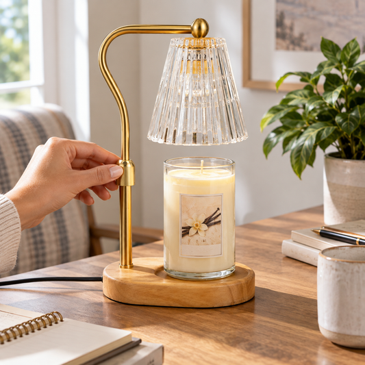 seenlast Candle Warmer Lamp with Timer, Dimmer & Adjustable Height